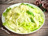 不銹鋼鍋炒高麗菜
