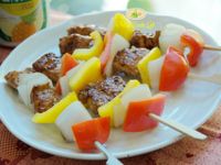 十分鐘~烤雞(腰內)肉串