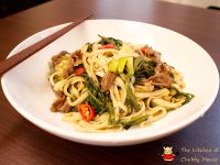 沙茶牛肉炒麵