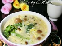 蔬菜玉米蛋粥+玉米汁【九陽豆漿機】