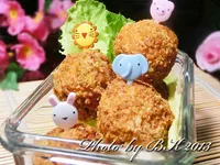 魚泥酥炸肉丸子