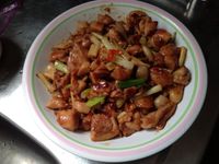 蔥爆雞丁