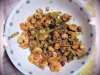 沙茶炒蝦仁