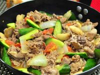 小黃瓜炒肉片