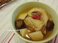 杏鮑菇瓜仔雞湯