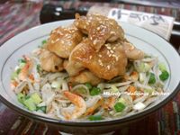 嫩煎雞肉海味拌飯