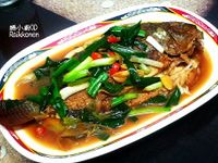 蔥燒魚