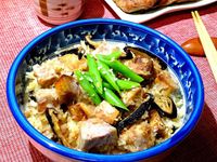 香菇芋頭炊飯　