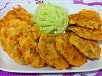 ★麻油姜汁煎肉餅★