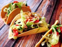 辣味豬肉塔可 Pork Taco with Black Beans 
