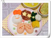 【親子食堂】馬鈴薯泥好好玩~芭蕾舞鞋，黃色小鴨，玫瑰花....