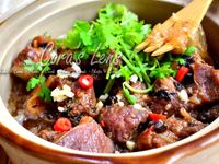 豆豉嫩骨粉絲煲