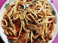 泡菜牛肉麵
