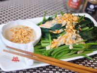【黑鼎傳奇】椒麻花生芝麻醬淋地瓜葉