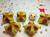 一口小鬆餅❤️抹茶紅豆口味