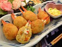 百花釀蟹鉗