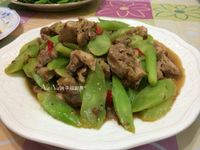 A菜心炒雞腿