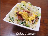 ♥我的手作料理♥ 炒臘肉菜飯