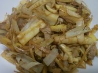 桂竹筍炒肉絲