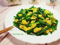 韭菜花炒蛋