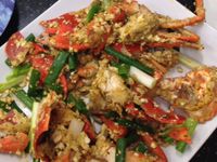 林柏好食金沙螃蟹