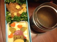 博客原味切片火腿：馬年健康快樂便當