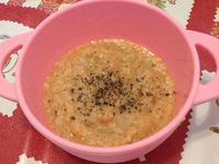 【桃子♥寶寶副食品】米豆芝麻粥。8M