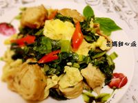 蛋香雪菜素豆腸