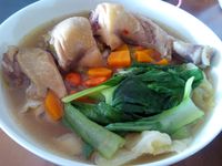 花雕雞腿麵