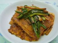 蔥燒豆包