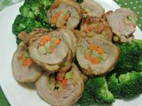 蔬菜雞肉捲