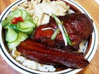 家常滷（爌）肉隨手丟入鳳梨版