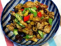 【桔香醬油】咖哩蔬菜雞肉炒餅