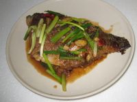 蔥燒吳郭魚~淬釀決勝料理