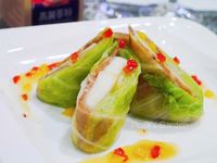 高麗蔘高麗菜西洋梨肉捲(素食版)