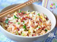 肉乾末蛋炒飯