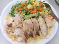 清爽料理 之 香辣鯛魚義大利麵