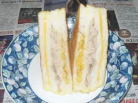 黃金鮪魚玉米芝士三明治