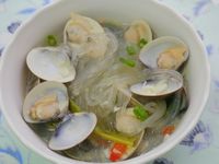 蒜香蛤蜊冬粉湯