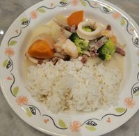 奶油海鮮燉菜