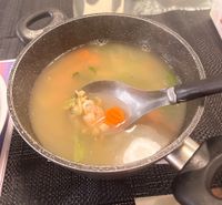 乾蝦海鮮湯