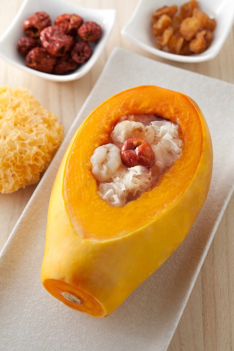 原盅燉木瓜