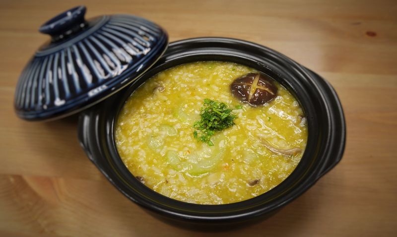 土鍋蟹肉粥