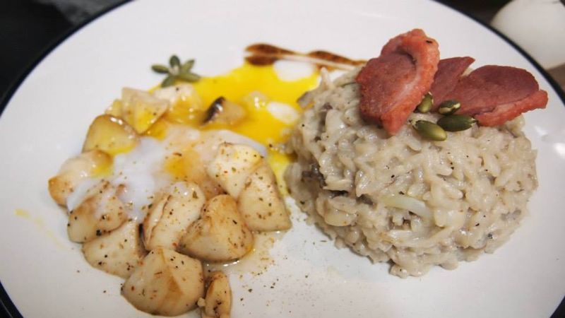 【星期日實驗室】義式野菇佐鴨胸燉飯