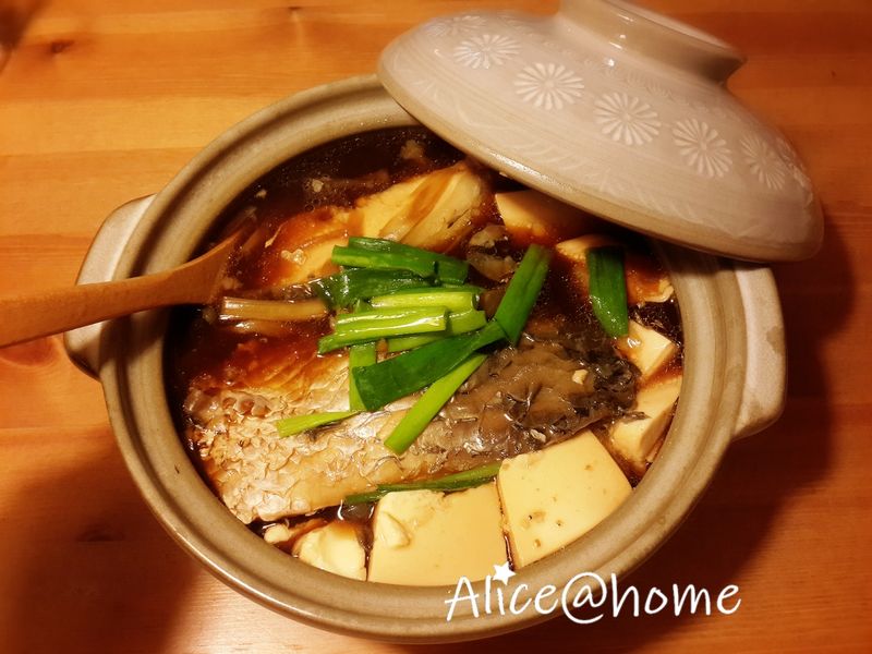 蒜燒草魚煲
