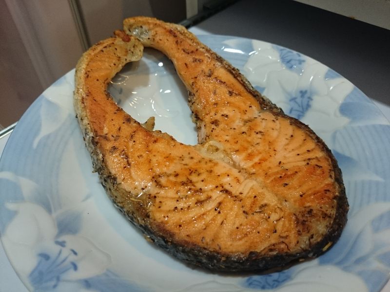 香草三文魚扒