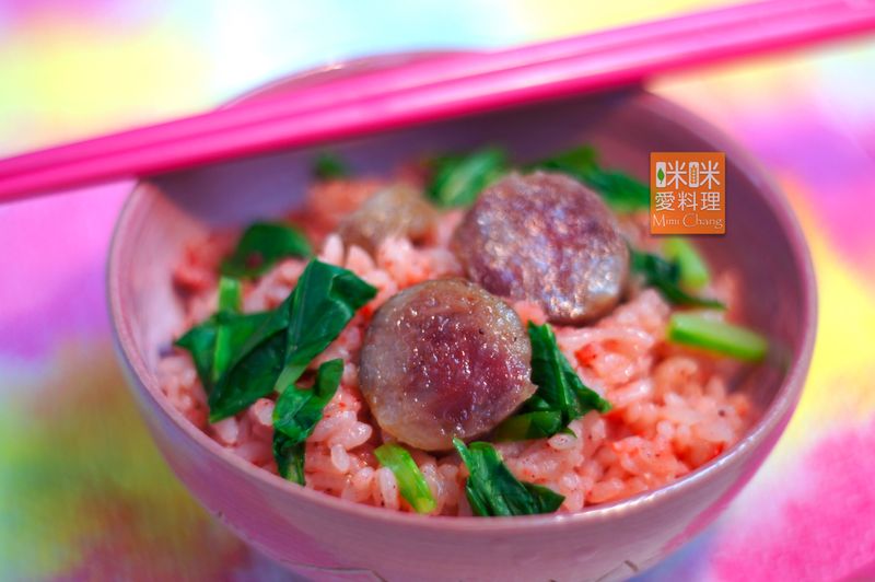 Mimi♥紅麴臘腸飯【電鍋料理】