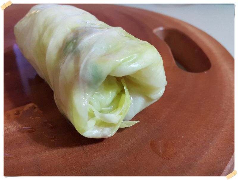自製中西式高麗菜捲(免用牙籤新捲法)