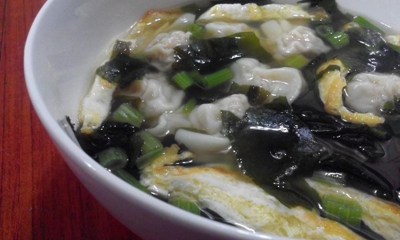 紫菜蛋皮絲高纖餛飩湯【澎湖野生水產】