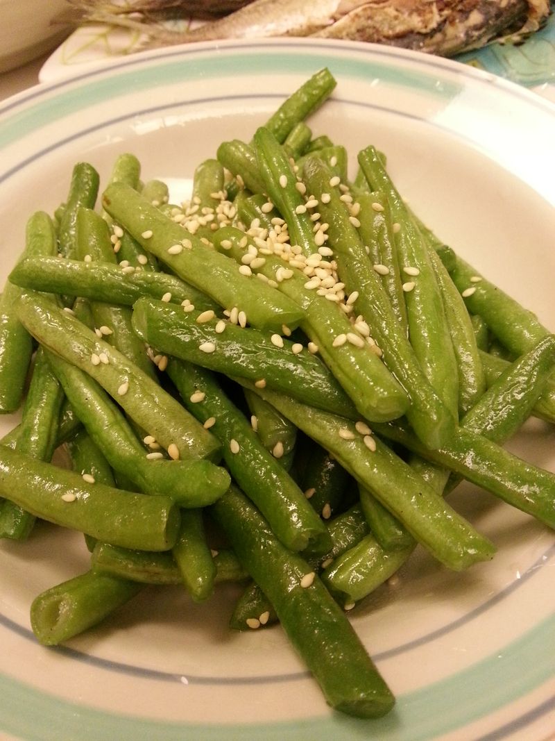 清炒四季豆